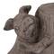 Brown MGO Modern Farmhouse Garden Sculpture, 16" x 16" x 10"